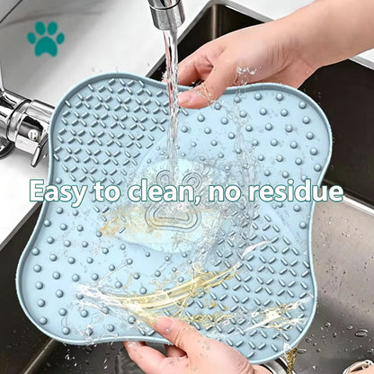 Training OEM Customized Anti-Slip Private Logo BPA Free Pet Bowl Slow Feeder Full Custom Silicone Dog Lick Mats Big Suction Cups