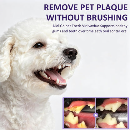 Pet Oral Spray, Teeth Cleaning Spray for Dogs and Cats, Pet Breath Freshener and Teeth Cleaning Sprays, No Brushing, 30Ml Each (2Pcs)