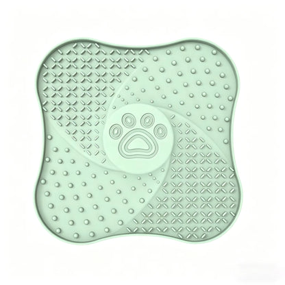 Training OEM Customized Anti-Slip Private Logo BPA Free Pet Bowl Slow Feeder Full Custom Silicone Dog Lick Mats Big Suction Cups