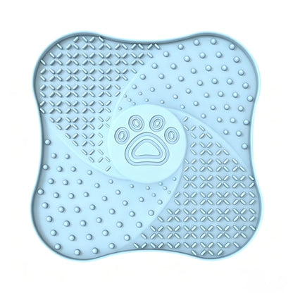 Training OEM Customized Anti-Slip Private Logo BPA Free Pet Bowl Slow Feeder Full Custom Silicone Dog Lick Mats Big Suction Cups