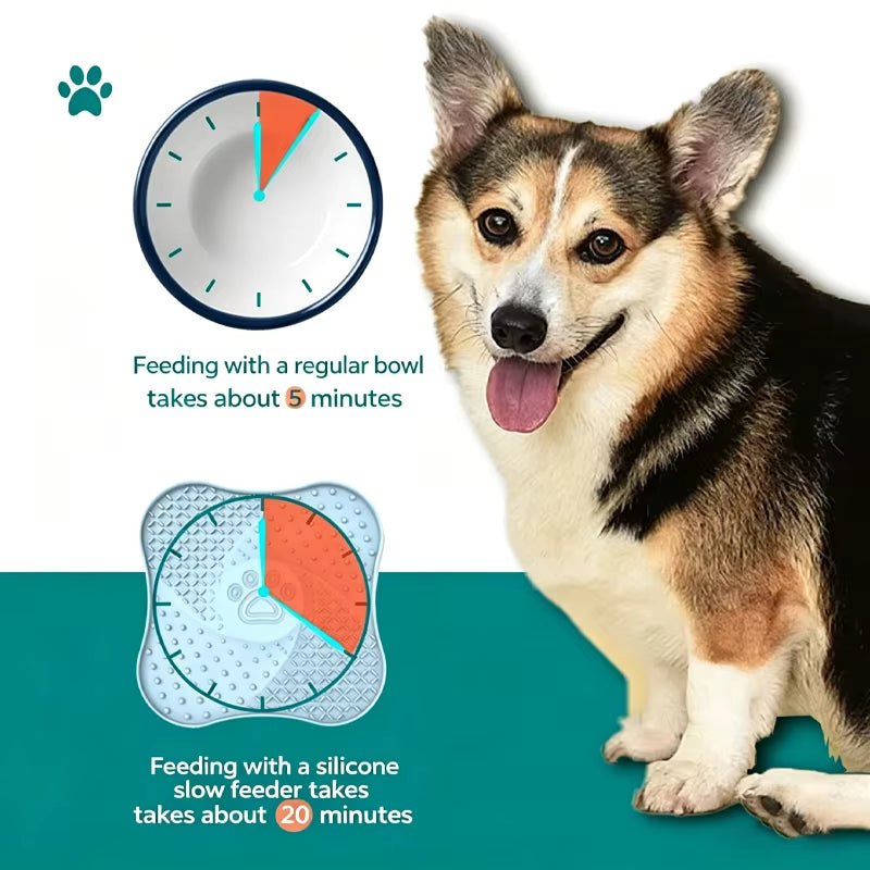 Training OEM Customized Anti-Slip Private Logo BPA Free Pet Bowl Slow Feeder Full Custom Silicone Dog Lick Mats Big Suction Cups